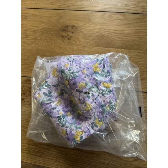 Victoria Secret Sports Bralette Bra Floral Colorful Size Measured Spring Summer - Picture 8 of 8